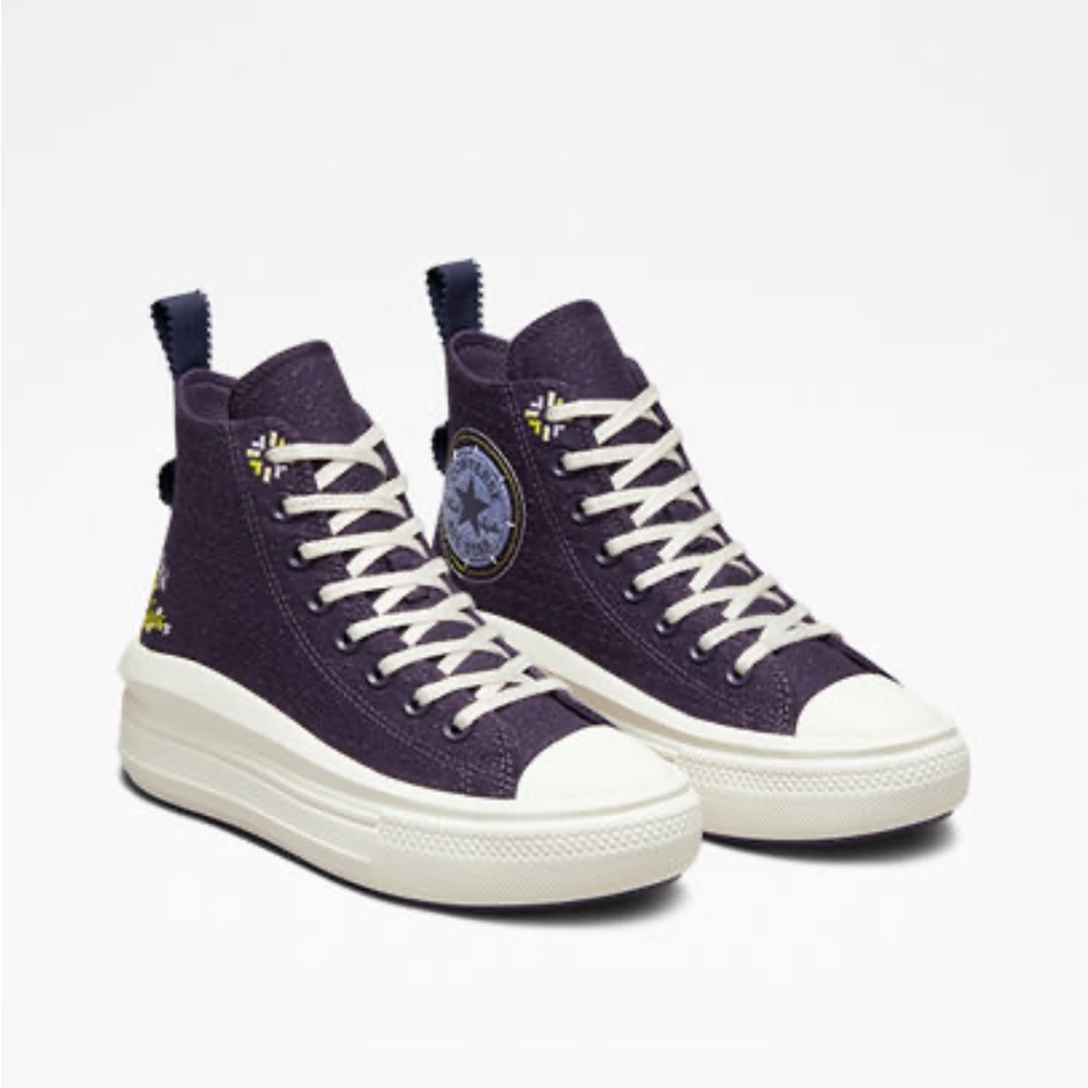 New converse all star move platform sneakers